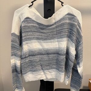 Francesca’s Blue/White Sweater